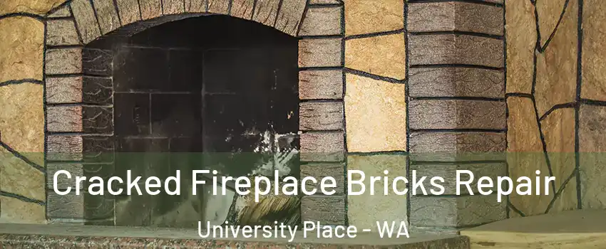  Cracked Fireplace Bricks Repair University Place - WA