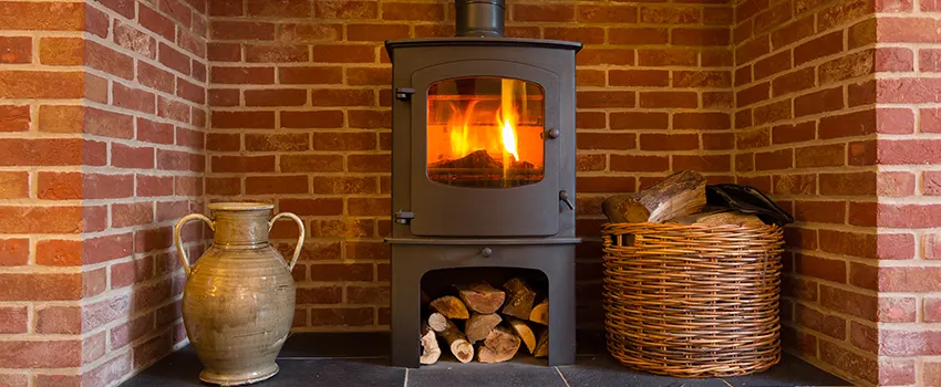 Metal Firebox Installation For Fireplace in University Place, Washington