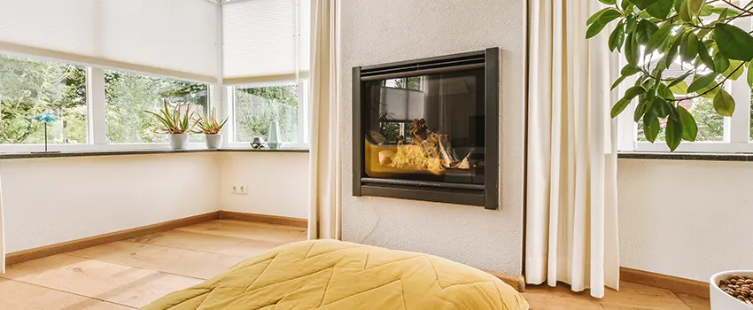 Residential Fireplace Ceramic Glass Installation in University Place, WA