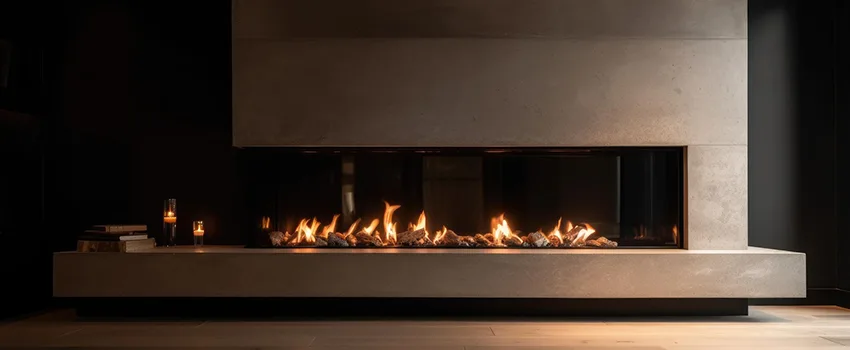 Gas Fireplace Ember Bed Design Services in University Place, Washington