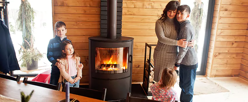 Morso Cast Iron Fireplace Insert Installation in University Place, Washington