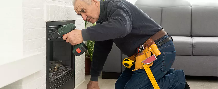 New Indoor Fireplace Installation in University Place, Washington