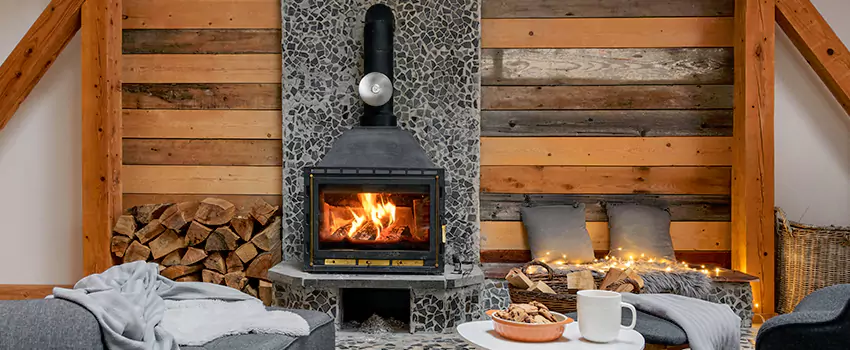 Thelin Hearth Products Direct Vent Gas Stove Fireplace Inspection in University Place, Washington
